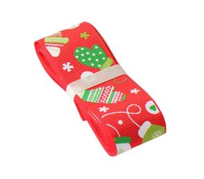 Christmas Tree Decor Red Gift Wrapping Streamers [Gloves] Party Supply