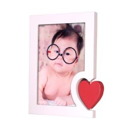 7-inch Fresh Wooden Photo Frame Lovely Home Decoration