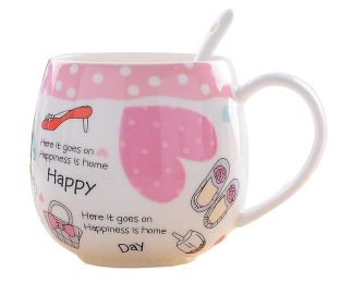 Home Coffee Mug Bone China 410ml Tea Cup