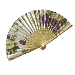 Chinese Lady's Girl's Retro Folding Fans Cosplay Handheld Fan Best Gift # 05