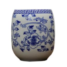 Set of 2 Chinese Blue And White Porcelain Ceramic Tea Cups Household Teacup, No.1