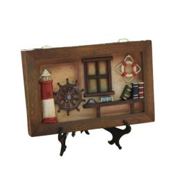 Decorative Photo Frame Backdrop Wall Desktop Decoration Retro Cafe Bar Scene