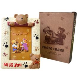 Creative Lovely Cartoon Bear Table-top Picture/Photo Frames 6*4.5" Khaki