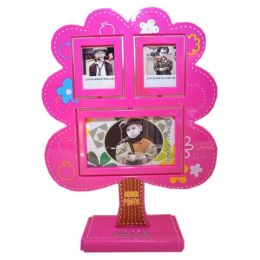 Creative Combination Table-top Frames Tree Decor Resin Photo/Frames Purple