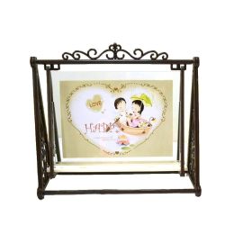 Creative Swing Table-top Frames Decor Resin Photo/Frames 6.4*4.9" Brown