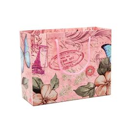 Set of 5Fashion Lovely Reusable Present Bags,Gift Paper Bags,Flower(24*9*19CM)