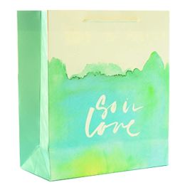 Set of 5 Fashion British Painting Paper Bags Hand Bags Gift Bags