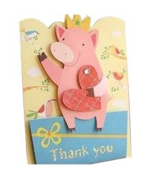 Set of 4 Moment To Treasure Greeting Cards Birthday Wishes Cards