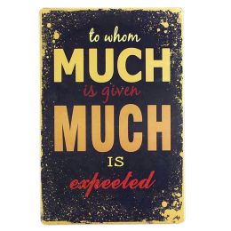[Much] Home/Cafe Vintage Wall Decoration Metal Painting Wall Hanging/Murals