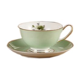 Elegant Coffee Cup Beautiful Gold Line Cafe/Home-Use Tea Cup GREEN