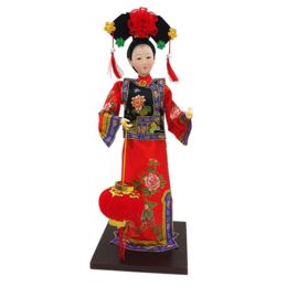 Chinese Souvenir Gift Dolls Exquisite Clothes Toy Collection, A