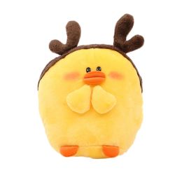 Cute Fluffy Toy Plush Toy/Plush  Doll Children Gift Yellow Duck Antlers