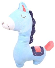 Cute Sacred Animal Pony Dolls Blue Pony Pillow Creative Gift 55CM