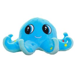 Cute Azure Octopus Plush Toy Octopus Pillow Cushion Creative Gift 40 CM