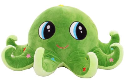 Cute Dark Green Octopus Plush Toy Octopus Pillow Cushion Creative Gift 40 CM