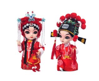 Creative Bride And Groom Crafts China Peking Opera Dolls Decoration