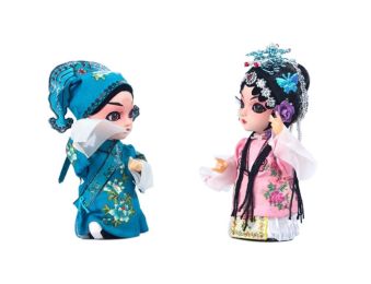 Creative Cute Scholar Crafts China Peking Opera Dolls Decoration