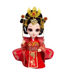 Powerful Wu Zetian Crafts China Peking Opera Dolls Decoration