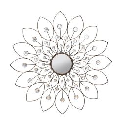 Stratton Home Decor Decorative Flower Mirror